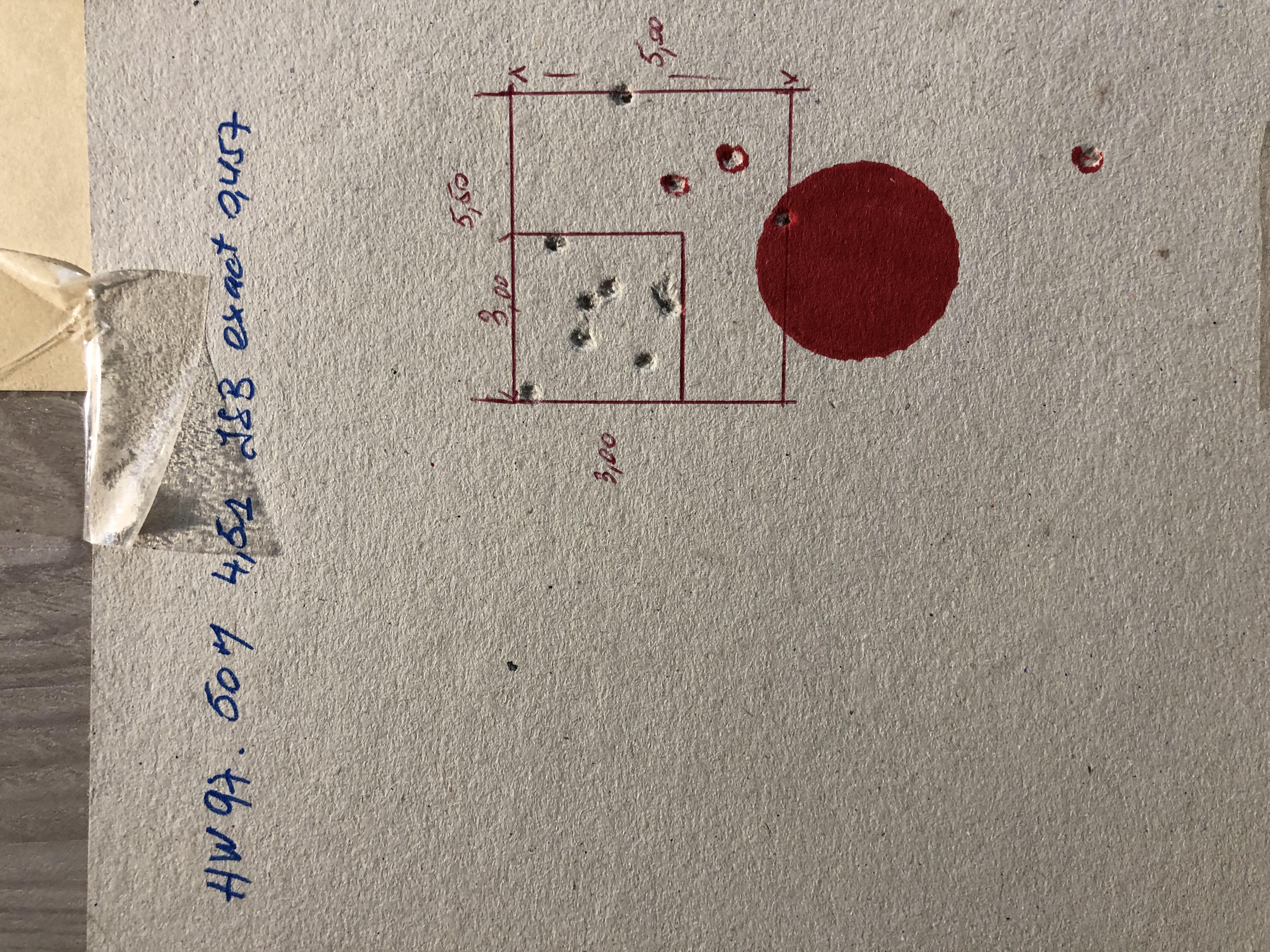 HW 97 JSB EXACT 0,547 en 4,51 à 50 m